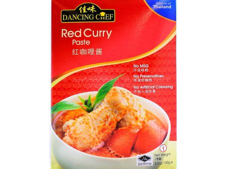 DANCING CHEF RED CURRY PASTE 100G *1 Fashion