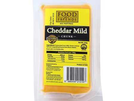 Food For Friends Cheddar Mid Chunk Cheese 226g Online Hot Sale