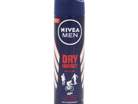 Nivea Men Dry Impact Anti Perspirant Spray 150ml Discount