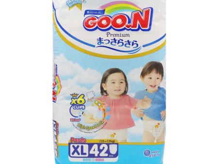 Goo.N Premium Baby Diapers XL (12-17kg) 42pcs For Cheap