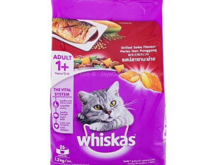 WHISKAS GRILLED SABA DRY C  FOOD 1.2KG*1 Supply