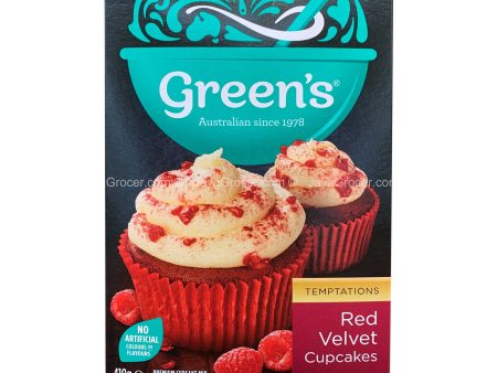 Green’s Red Velvet Cupcakes Mix 410g Online now