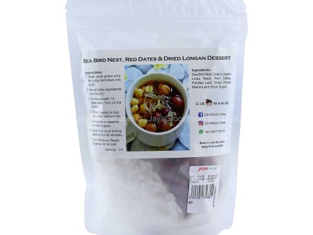 Cik Manis Sea Bird s Nest, Red Dates, and Dried Longan Dessert 1pack Online