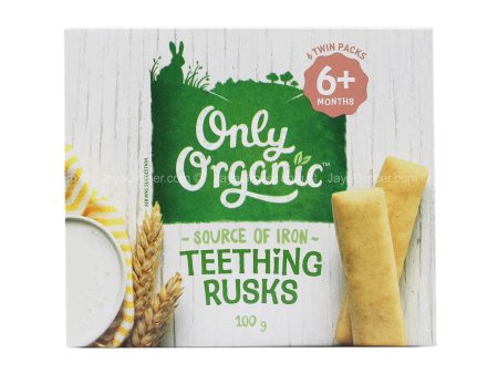 ONLY ORGANIC TEETHING RUSKS 100G Supply