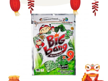 Tao Kae Noi Big Bang Classic Flavour Grilled Seaweed 54g For Discount