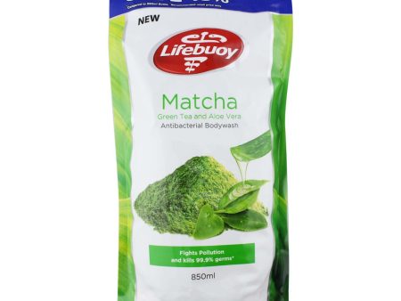 Lifebuoy Matcha Green Tea and Aloe Vera Antibacterial Bodywash Refill 850ml Cheap