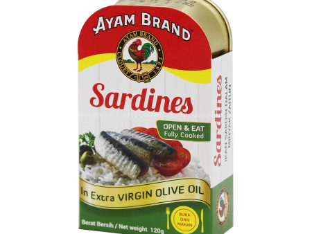 Ayam Brand Sardine Extra Virgin Olive Oil 120g Online Sale