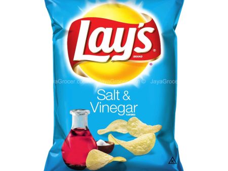 Lays Salt and Vinegar Flavoured Potato Chip 184g Hot on Sale