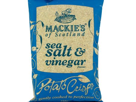 Mackie s Sea Salt and Vinegar Flavoured Potato Crisps 150g Fashion