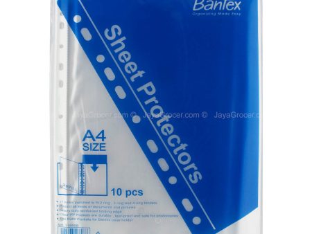 Bantex A4 Size Sheet Protectors 10pcs Discount