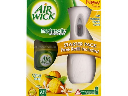 Air Wick Citrus Zest Freshmatic Automatic Spray 1 Set Supply