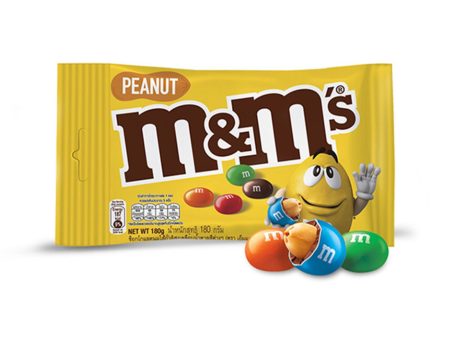 M&M Peanut Chocolate Candies 180g Fashion