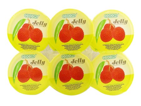 Cocon Lychee Pudding with Nata De Coco 118g x 6pcs Fashion