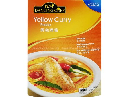 DANCING CHEF YELLOW CURRY PASTE 100G *1 on Sale