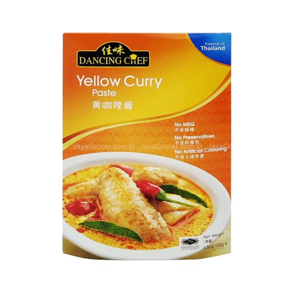 DANCING CHEF YELLOW CURRY PASTE 100G *1 on Sale