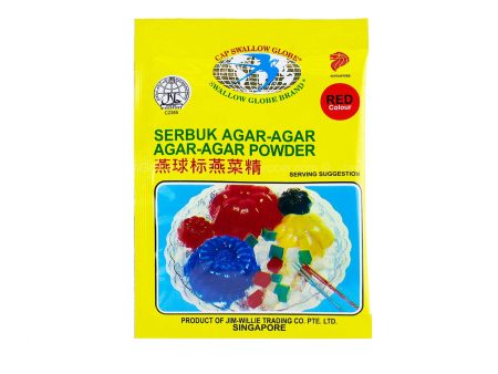 Swallow Globe Brand Red Colour Agar-Agar Powder 10g For Cheap