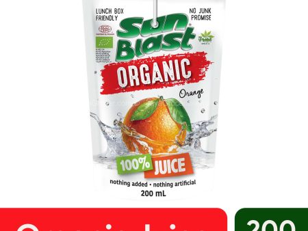 SUN BLAST 100% ORANGE JUICE NO SGR 200ML Discount