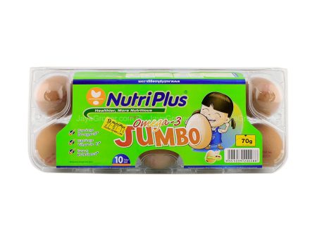 NutriPlus Jumbo Eggs with Omega 3 10pcs pack Fashion