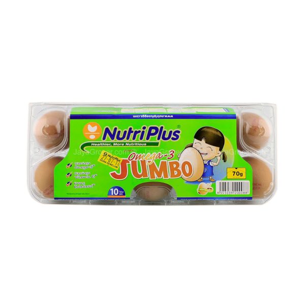 NutriPlus Jumbo Eggs with Omega 3 10pcs pack Fashion