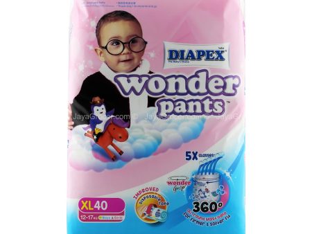 Diapex Wonder Pants Diapers (Extra Large) 40pcs pack Cheap