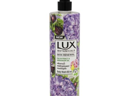 Lux Botanicals Skin Renewal Fig Extract & Geranium Oil Body Wash 450ml Online Sale