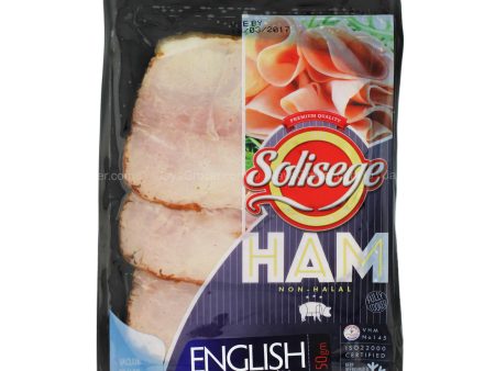 [NON-HALAL] Solisege English Roasted Ham Slices 150g Online Hot Sale