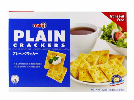 Meiji Plain Crackers Box 832g Sale