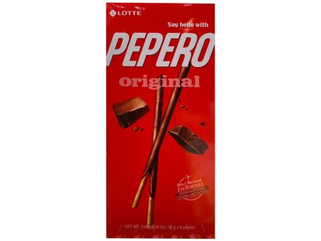 Lotte Pepero Chocolate Biscuit Sticks (Big Pack) 240g Sale