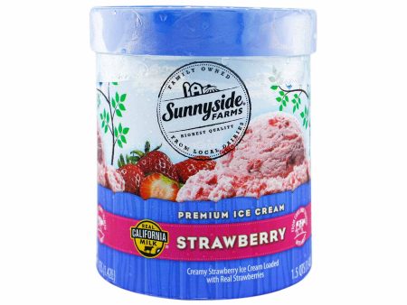 Sunnyside Farms Strawberry Premium Ice Cream 1.42L Fashion