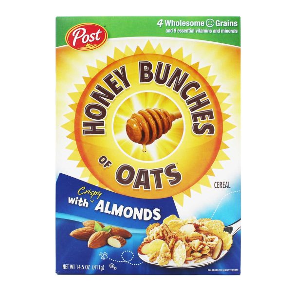 Post Honey Bunches Oats with Almonds 411g For Cheap