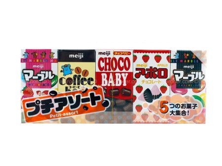 Meiji Petite 5 in 1 Choco 52g Online Hot Sale