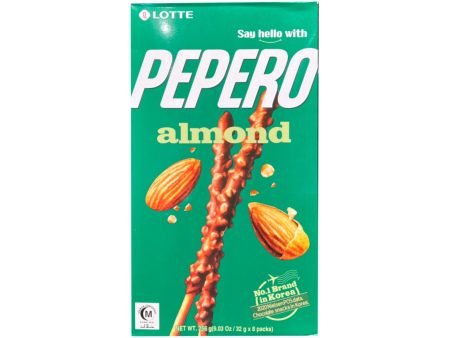 Lotte Almond Pepero Biscuit Sticks Big Pack 256g Discount