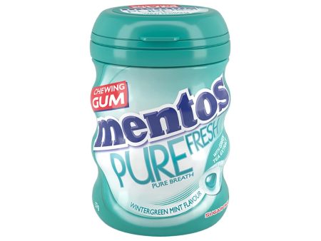 Mentos Pure Fresh Wintergreen Mint Chewing Gum 57g Supply