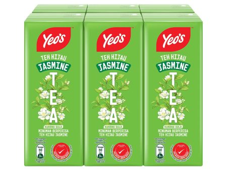 Yeos Jasmine Green Tea Drink 250ml x 6 Sale