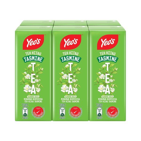 Yeos Jasmine Green Tea Drink 250ml x 6 Sale