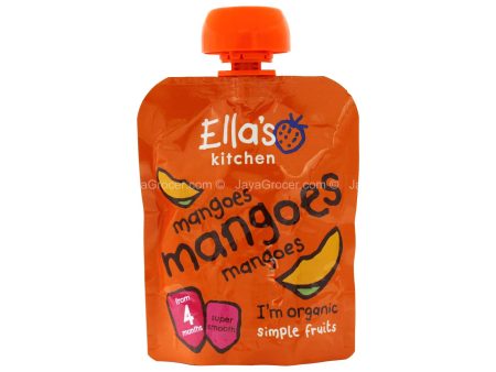 Ella s Kitchen Mangoes Organic Baby Food Pouch 70g For Discount