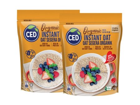 CED Organic Instant Rolled Oat (Twinpack) 500g x 2 Cheap