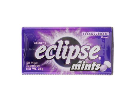 Wrigleyâ€™s Eclipse Blackcurrant Sugar Free Mints 35g For Sale