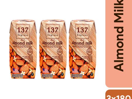 137 Almond Milk 180ml x 3 Discount