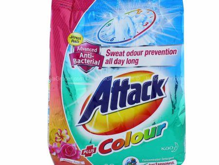 Attack Colour Ultra Detergent Powder 1.6kg Online now