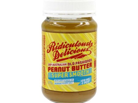 Ridiculously Delicious Peanut Butter Super Smooth 375g Online