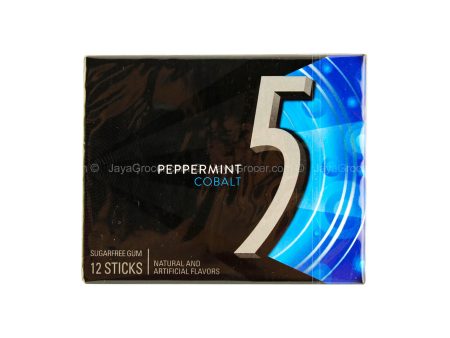 5 Gum Peppermint Cobalt Sugar Free Gum 12pcs pack Sale