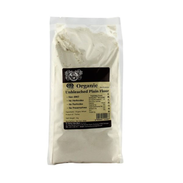 Ma Ma Mi Organic Unbleached Plain Flour 1kg For Cheap