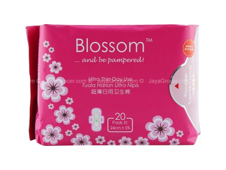 Blossom Ultra Thin Day Use Wing Pad 24cm x 20 For Cheap