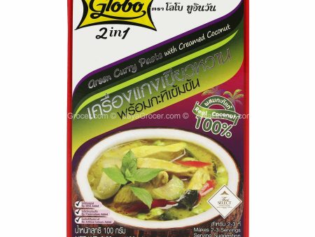 GLOBO CREAMY GREEN CURRY PASTE 100G For Sale