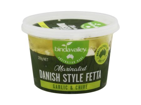 Binda Valley Marinated Danish Style Fetta with Garlic & Chive 250g Online