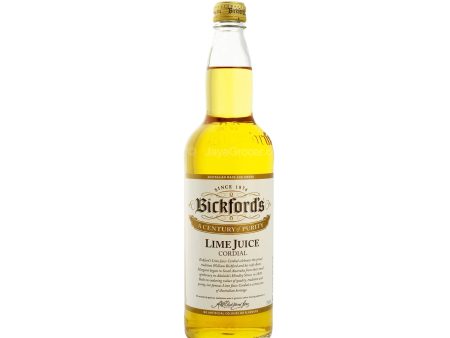 Bickford’s Lime Juice Cordial 750ml Supply