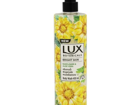 Lux Botanicals Bright Skin Sunflower & Aloe Vera Body Wash 450ml Sale