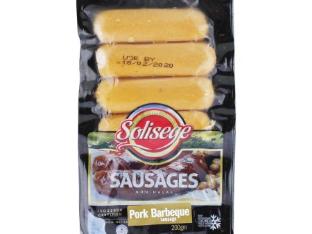 [NON-HALAL] Solisege Pork Barbeque Sausage 200g For Discount