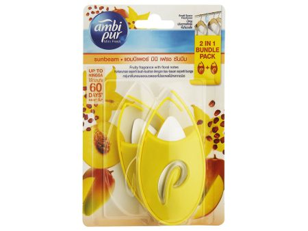 Ambi Pur Small Space Freshener Sunbeam Fresh 4.5ml x 2 Hot on Sale